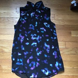 Ellen Tracy High Neck Shell S